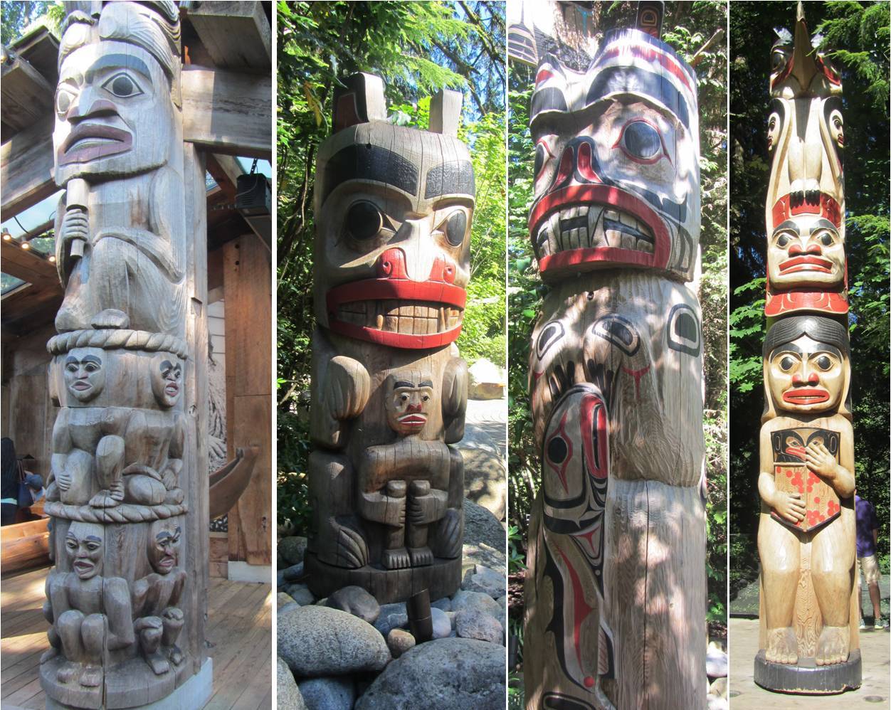 Art of Story telling using totem poles - Devens Journey