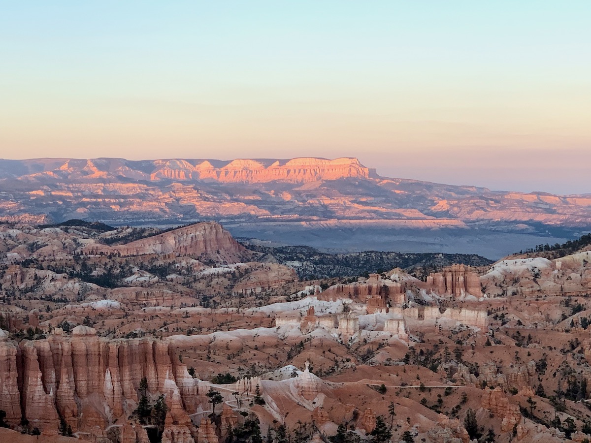 Sunset at Bryce Canyon Amphitheater